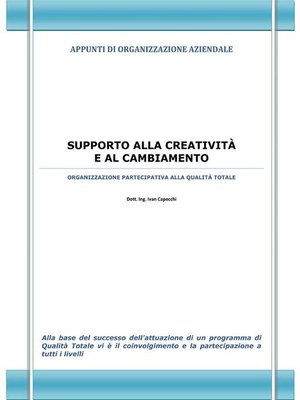 cover image of Supporto alla creatività e al cambiamento